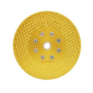 China 180mm Vacuum Brazed Porcelain Tile Grinding Cutting Disc CE wholesale