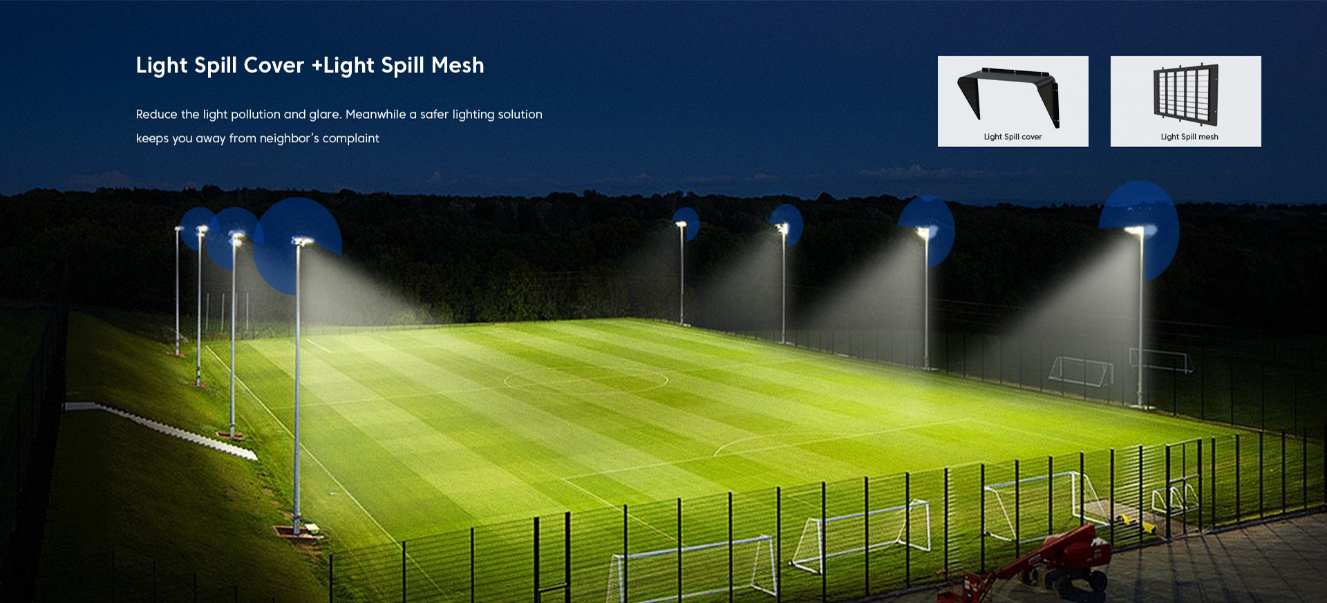 Outdoor LED Tennis Court Flood Light 900W Arena High Power Floodlight