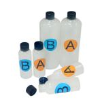 Transparent Silicone Rubber Liquid 2 Parts Small Bottle Aliquot Food Grade