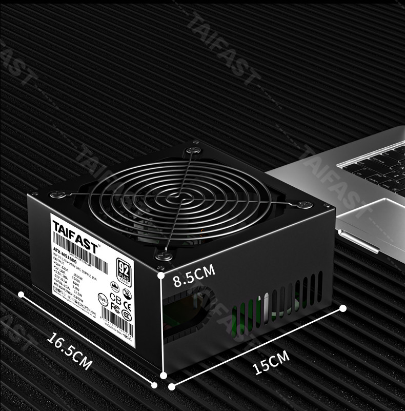 8 GPU Crypto Mining Power Supply ATX 1600W PSU 92PLUS Gold For Ethereum