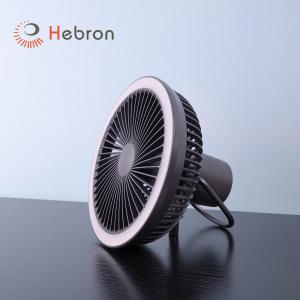 China Mini USB Rechargeable Ceiling Fan Desktop 7800mAh Battery LED Light wholesale
