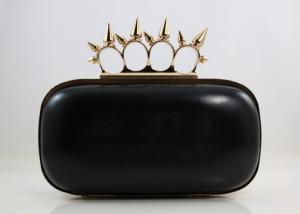 China Knuckle Duster Spikes Gold Purse Clutch Frames 205*105mm wholesale