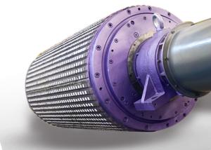 China Permanent Magnet Direct Drive Belt Conveyor Roller Without Reducer Coupling Or Motor wholesale