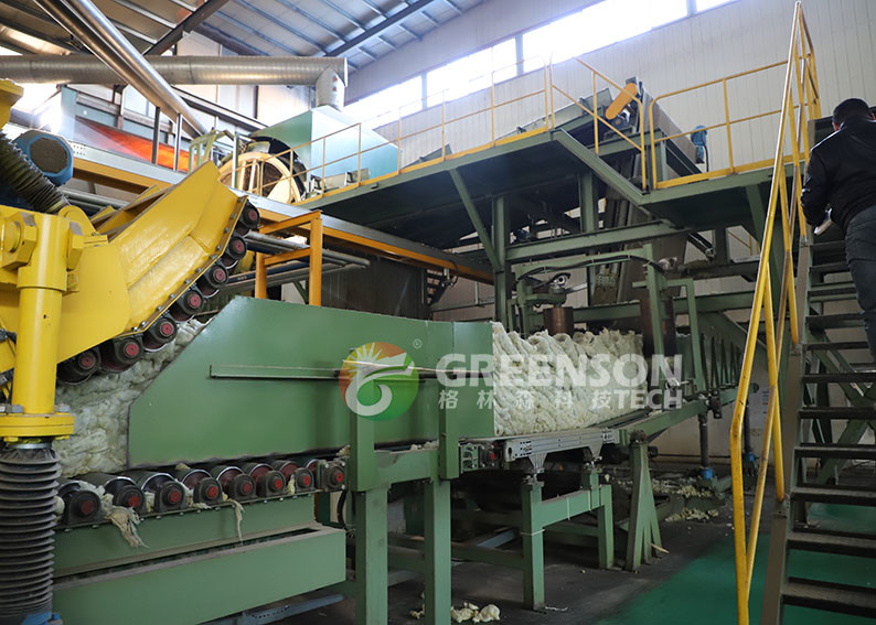 Mineral Wool Stone Wool Panel Production Line With 80-200kg/m3 Density