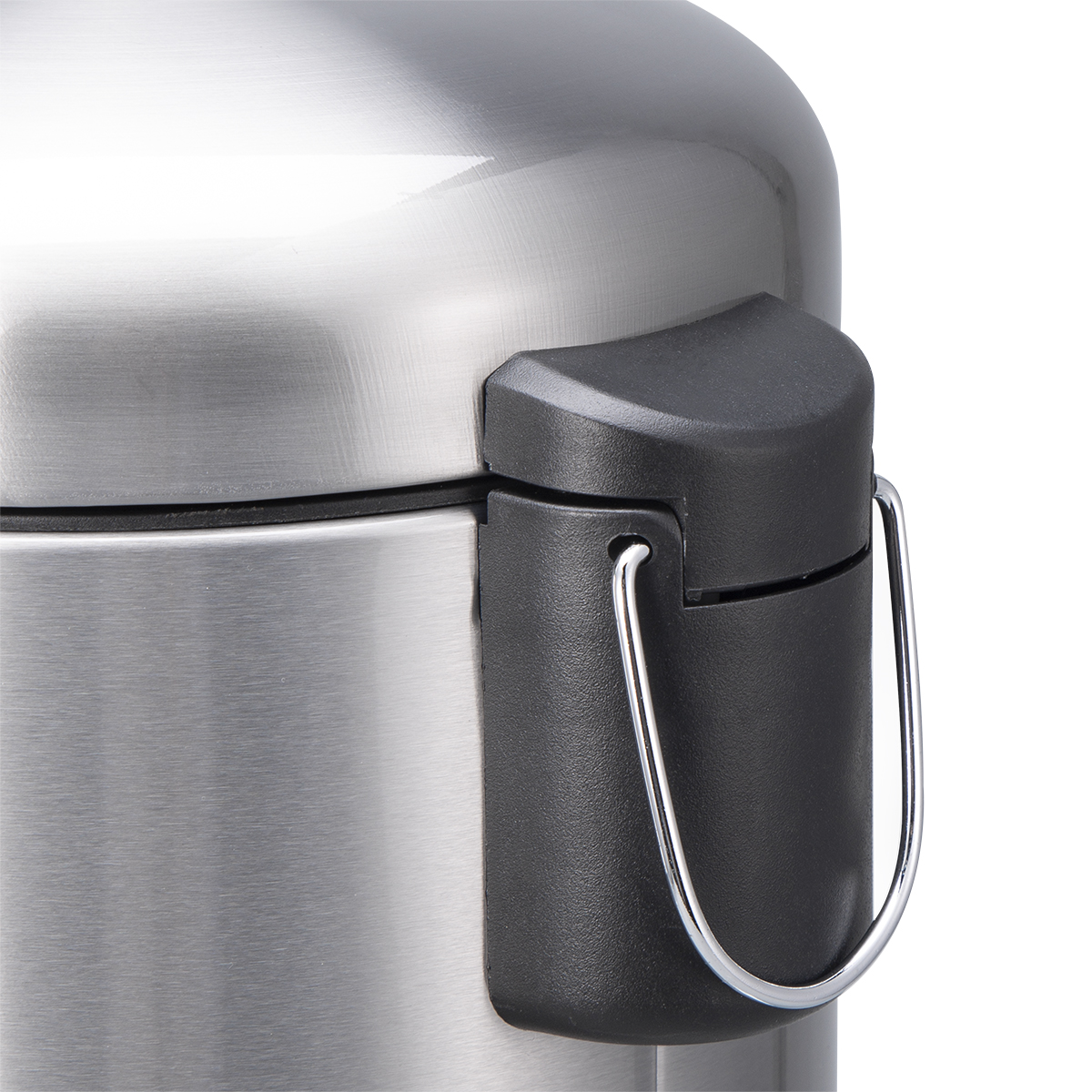 Custom Logo 5L Stainless Steel Pedal Bin for Waste Management in Round Shape