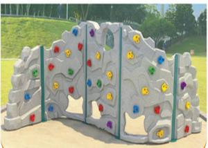 China Attractive Shapes Children Plastic Climbing Wall Weather Resistant wholesale