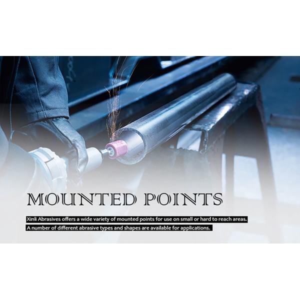 Grinding Mounted Points Aluminum Grinding Head Abrasive for Rust Removal Grinding Mounted Points Kit