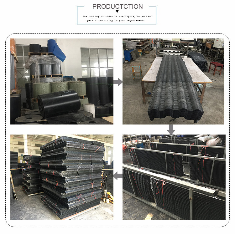 Cross Flow Wave PVC Drift Eliminator Fill Module For Cooling Tower