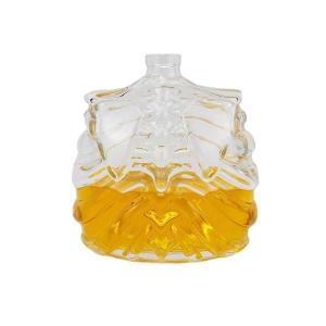 China Custom Glass Wine Liquor Vodka Bottles 700ml Bottle Material Eco-friendly Glass Body wholesale