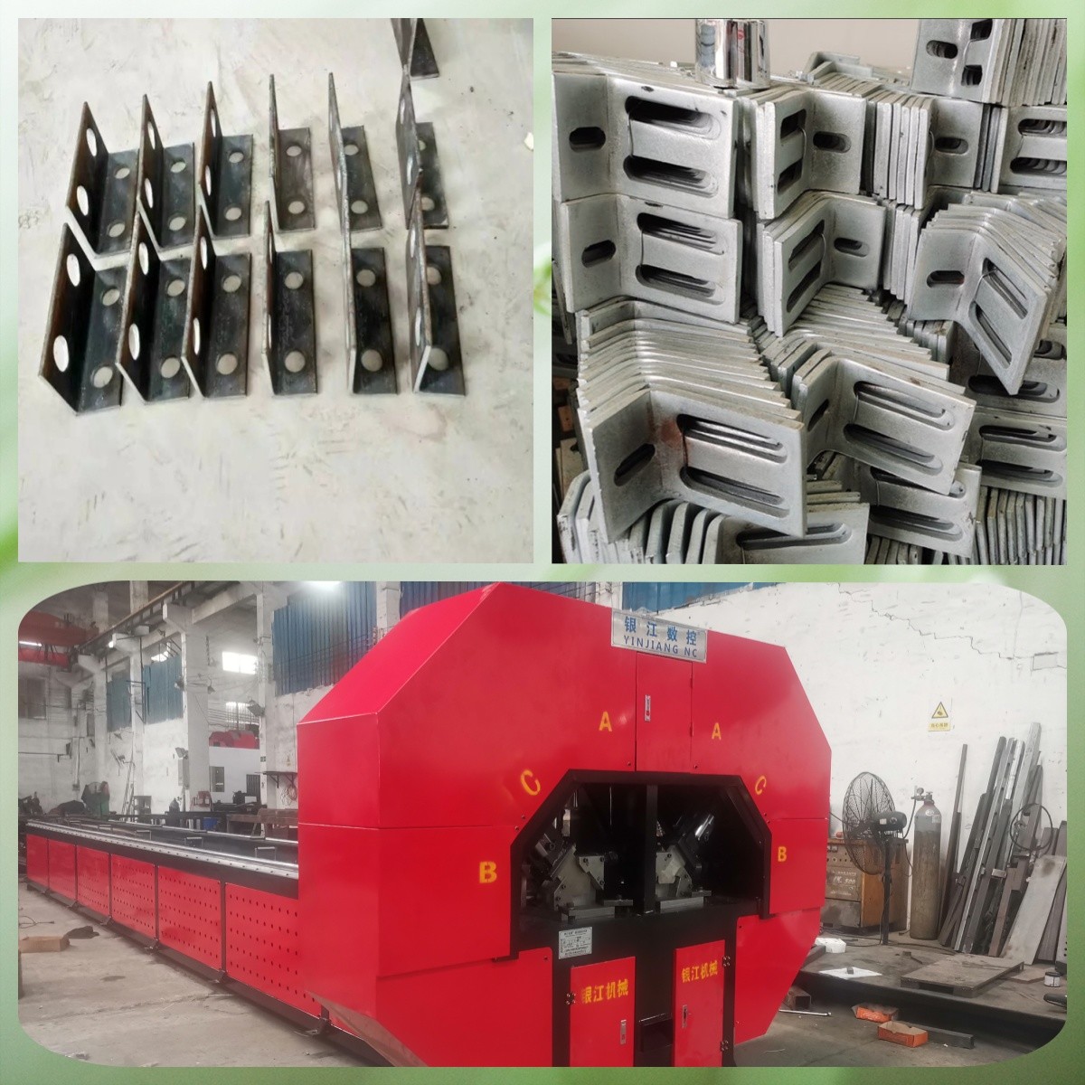 Automatic 12mm Thick Angle Steel High Speed PLC Stamping Machine