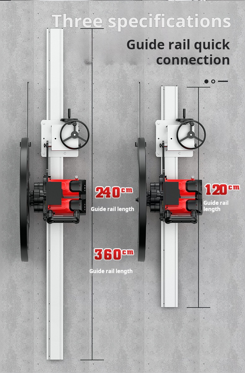 Electric Track-type Concrete Wall Cutting Machine 280mm Electric Wall Cutting
