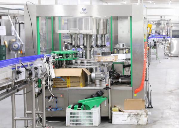 Round / Square Bottle Labeling Machine For Liquid Water Line / Filling /
