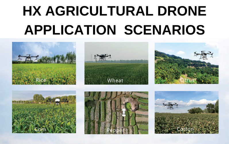 HXGX622 Load 20KG 6 Rotors 6 Axis Drones Agricultural Drones Industry 20L Pesticide Capacity HXGX622