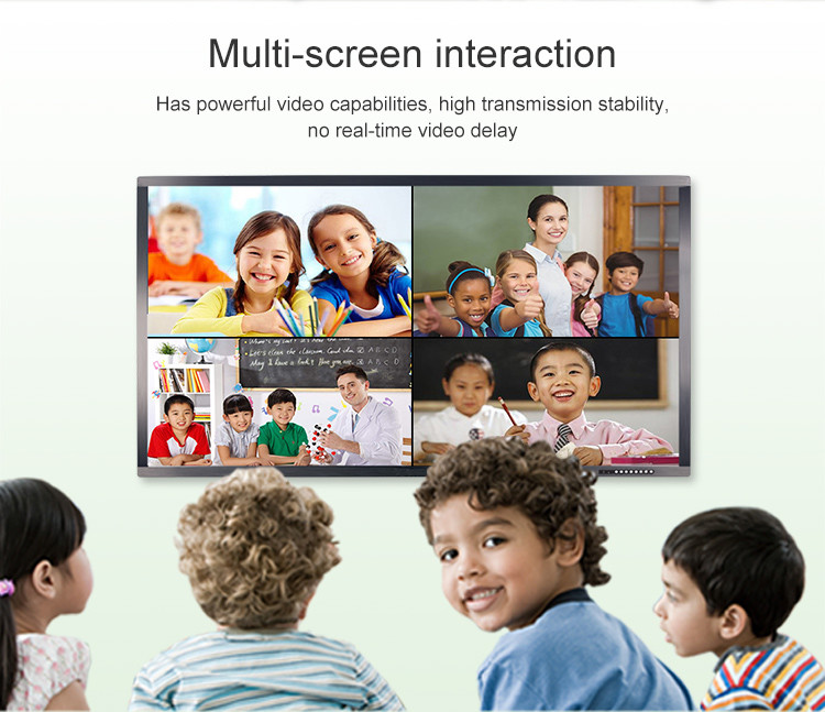 Interactive Electronic Smart Whiteboard Conference 65 75 86'' Android