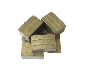 China Diamond Saw Blade Disc Cutter Tip for Basalt Granite Sandstone Segment 24*6.6/7.4*15mm wholesale