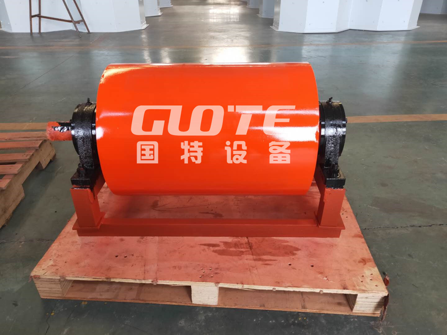 Permanent Magnetic Roller Separator Drum Separator 800 KG Material Size 83-5000um