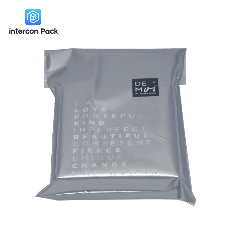7.09 X 3.94 Inch Data Cable Packaging Bag Recyclable Gray Polyethylene