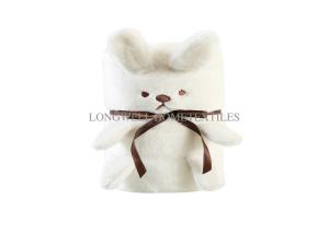 China Animal Style Cartoon Print Blanket For Children Made By Solid Flannel Fabrics wholesale