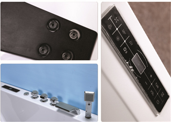 Luxurious 2 Person Jacuzzi Bathtub , Jacuzzi Therapy Tubs With Safety Suction System