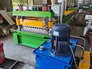 China Zinc Corrugated Roof Panel Roll Forming Machine 1250mm PPGI Color Steel Sheet wholesale