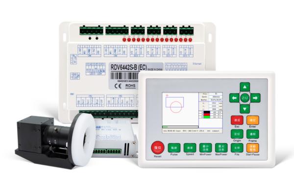 RUIDA RDV6442S CO2 Laser Small Vision Controller , Double Heads Engraving