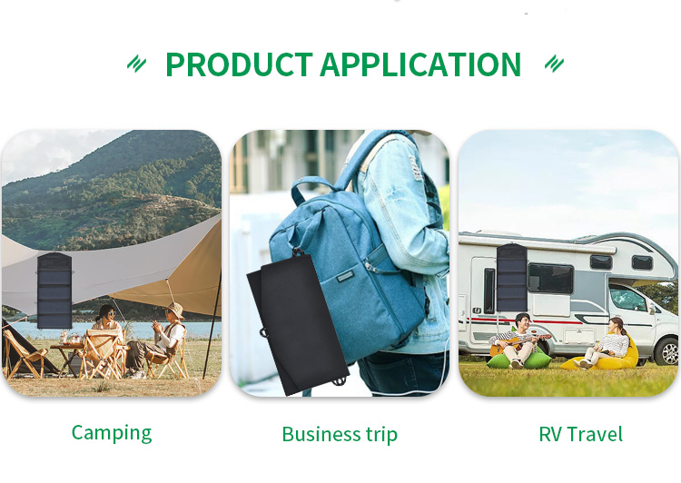 28W 6V/4.66A Travel Waterproof Charge Low Power Solar Panel Outdoor Foldable Portable