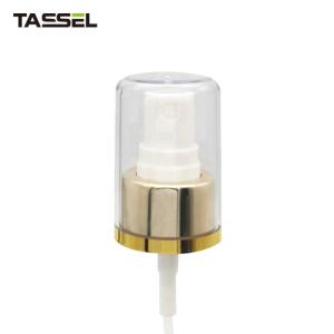 China 18/410 24/410 18mm 20mm 24mm 28mm Aluminium Shiny Gold Sprayer Pump wholesale
