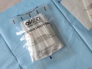 China 167cm*283cm TPE Barrier 3 Layers 95KPA Specimen Bags wholesale