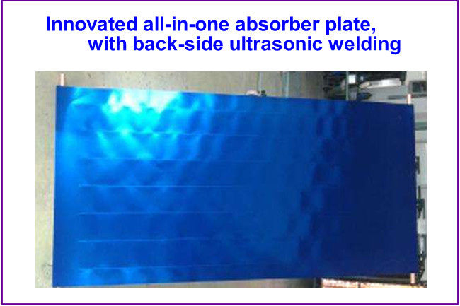 Solar Power Flat Plate Solar Collector 1m X 2m High Density Polyurethane Insulation