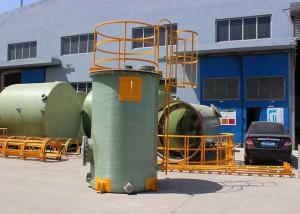 China 4000mm*5110mm Frp Plastic Cylinder Tank Vertical Filament Winding wholesale