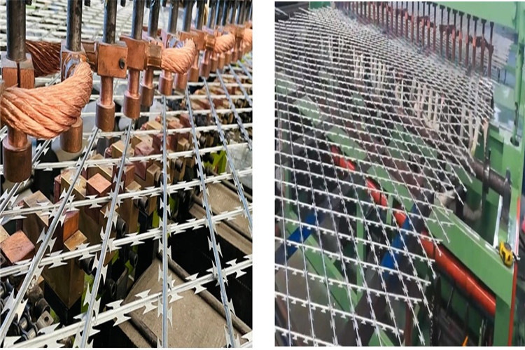 Welded Razor Mesh Protective Fence 75X150mm For Prison Or Welded Razor Mesh Gives A Premium Protective F