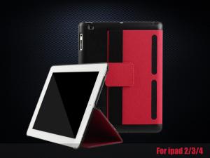 China Ipad2/3/4 popular design PU leather case wholesale