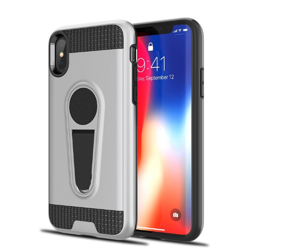 Wang PC+TPU Armor Case with with Kickstand Car Magnetic Absorption Function for Samsung S8 S8 Edge Note8 J5 2017 J7 Prim