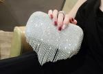 New style evening party bag diamond banquet bag tassel bag diagonal cross bag