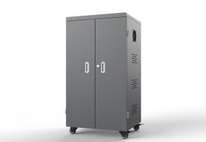 China Big Capacity 64 Ports Tablet Charging Cabinet USB Type Charging Cart wholesale