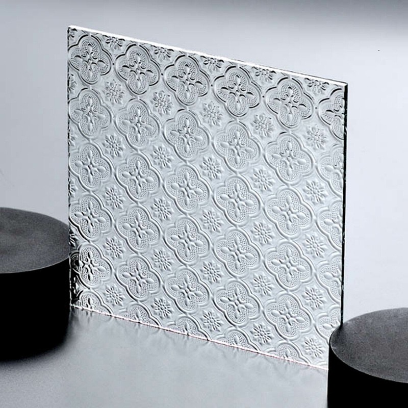 3mm-19mm Cheaply Price Building Decorative Clear Tempered Glass Pattern Narrow Reeded Glass