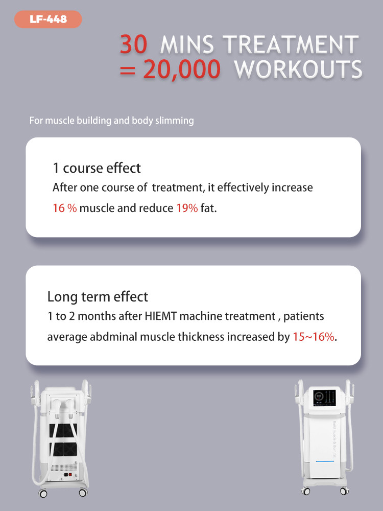 LF-448 HIEMT fat burning muscle stimulator beauty equipment