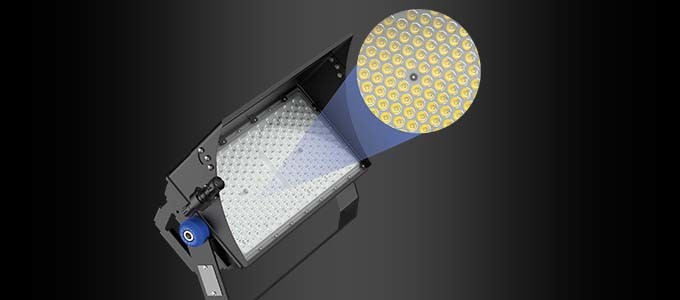 Super Bright Athletic Field Lighting 1500W Led Sport Lighting For Industrial Illumination