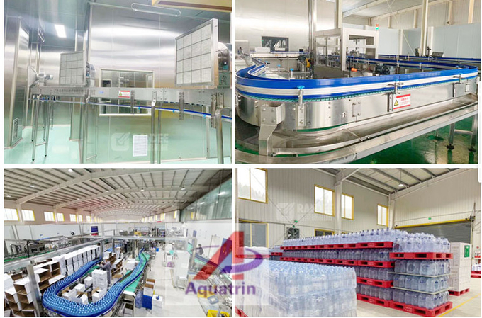 SUS304 Plastic Bottle Filling Machine PLC Drinking Mineral Water Machine 8.3KW