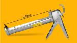 KM Rotary cartridge cement caulking gun with seal puncture needle