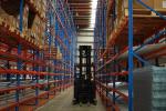 Mobile Carton Flow Racking Systems Steel Material Custom Size For Supermarket
