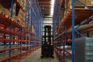 China Mobile Carton Flow Racking Systems Steel Material Custom Size For Supermarket wholesale