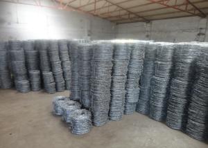 China 15cm PVC Coated Wire Barbed Fence For Lawn Railways wholesale