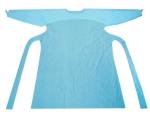 PE / PEVA Disposable Isolation Clothing Personal Safety Apron With Sleeves