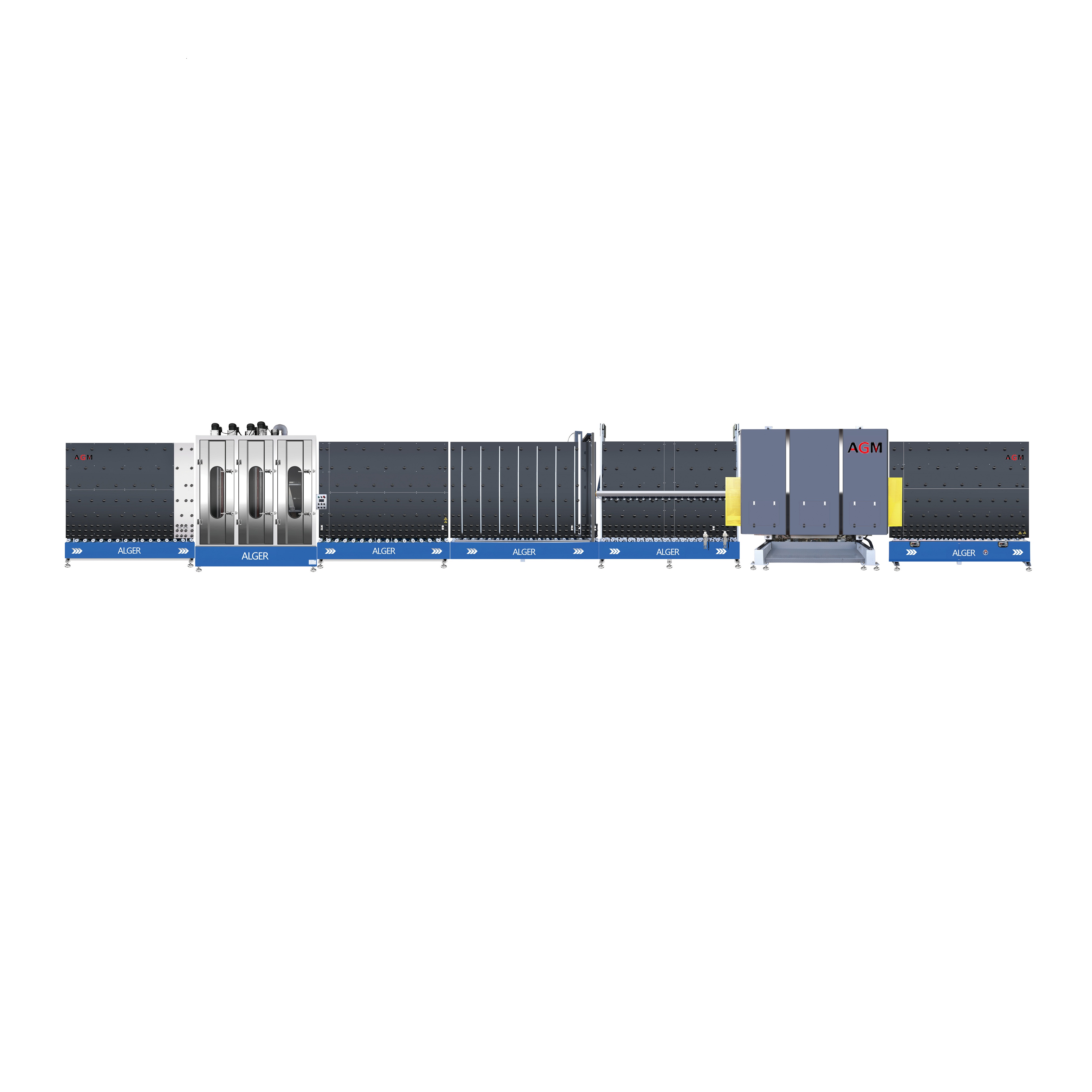 Vertical automatic insulating glass unit production line double glazed glass processing machine
