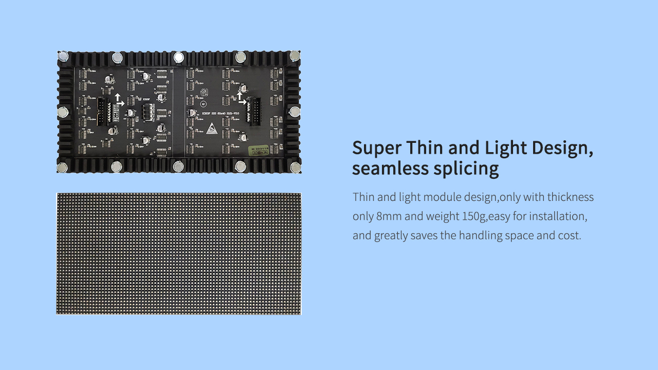 1500cd/Sqm P2 Flexible LED Display Module , Indoor Flexible LED Panel Screen Display