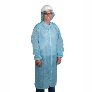 China No Pockets Tapered Stand Collar Disposable Laboratory Coats wholesale