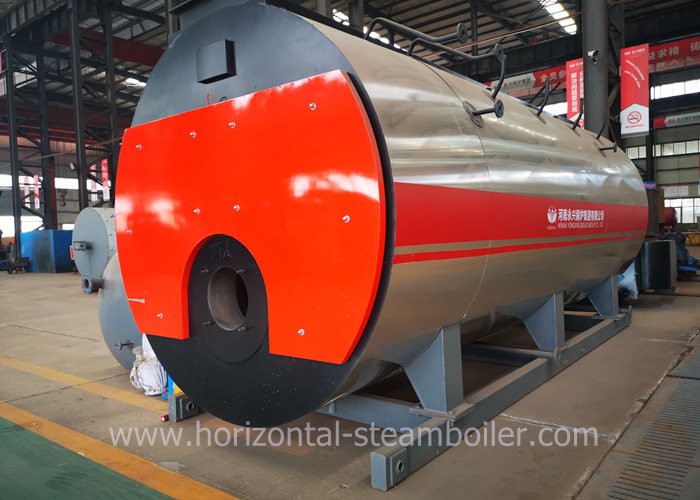 6000 Kg Low Pressure Horizontal Gas Fired Steam Boiler For Brewery