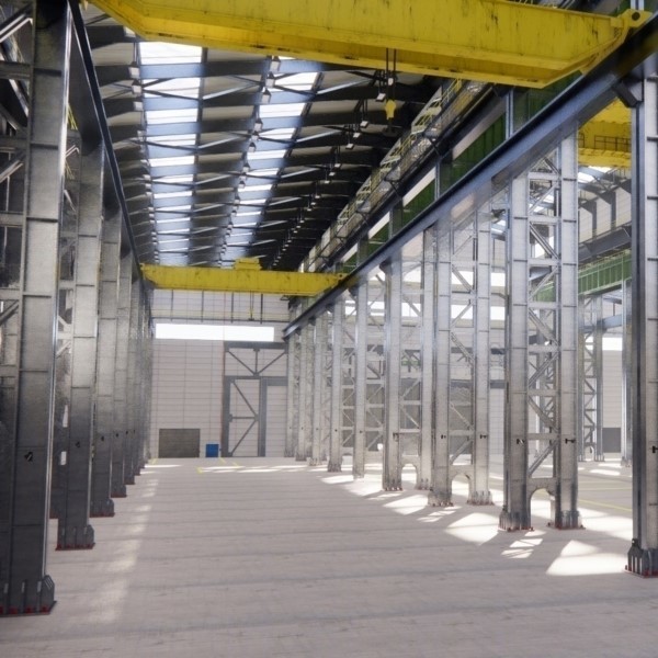 Customized Steel Building Warehouse With Punching Process And Efficient Storage