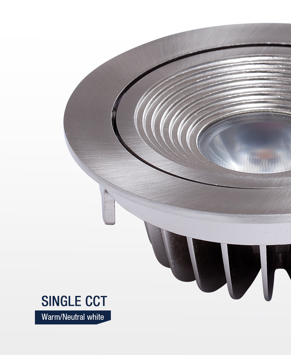 Waterproof 80RA Downlight LED 2700K , Anti Glare Dimmable Bathroom Downlights